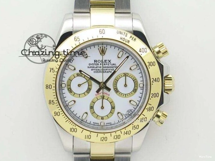 MiroTime 0508 Seasonal DateJust 36mm SS RG DIWF 1:1 Best Edition 904L Steel White Stick Dial on Jubilee Oyster SA 2306